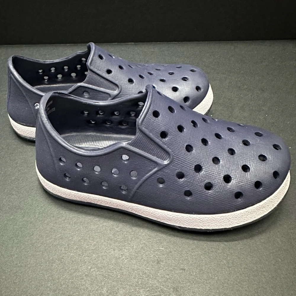 Cat & Jack Shoes Navy Blue Jese Slip-On Casual Water Like New